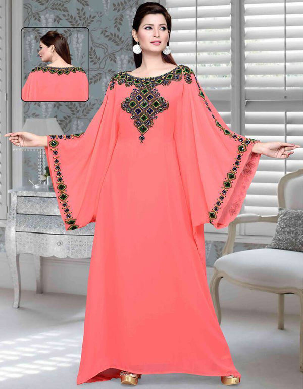 Royal partywear abaya dress