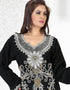 Scintillating Faux Georgette Modern Jacket Style Kaftan