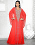 Scintillating Jacket Style Embroidered Kaftan
