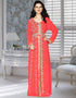 Silver Gold Embroidered Fashionable Moroccan Kaftan