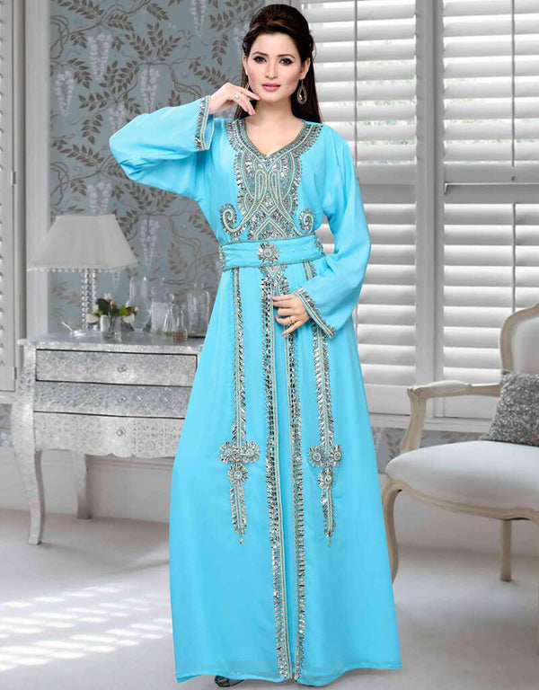 Silver work Moroccan kaftan