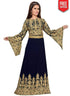 Slim Fit kaftan With Golden Embroidery