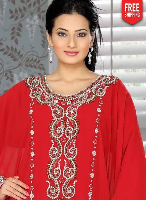 Smart Embroidered Kaftans Dress