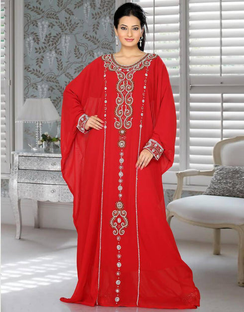 Smart Embroidered Kaftans Dress