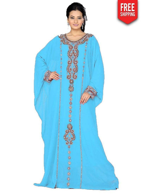 Smart Embroidered Kaftans Dress