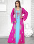 Sophisticated Faux Georgette Jacket Style Caftan
