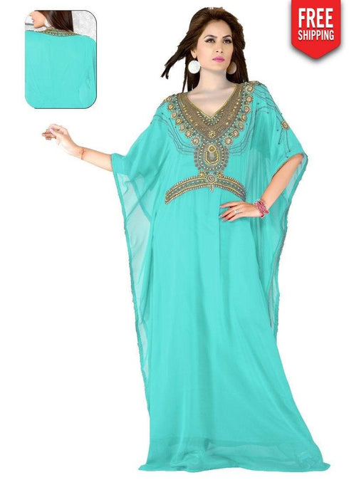 Spanish Embroidered Farasha Kaftan