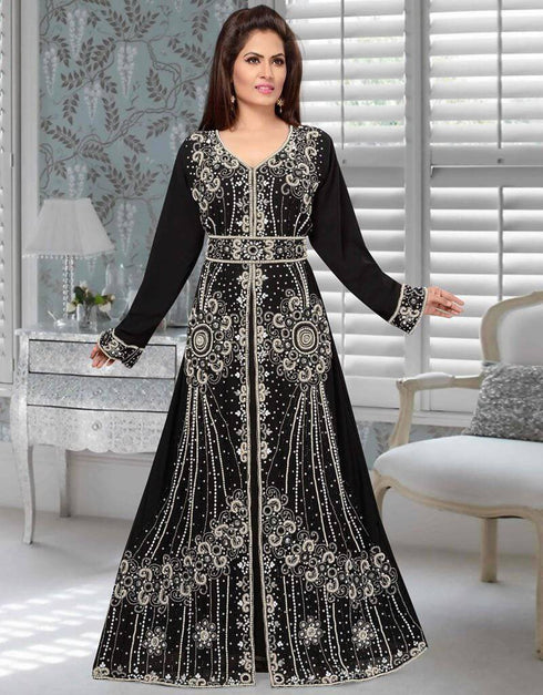 Takchita Kaftan with Beautiful Pearl Embroidery