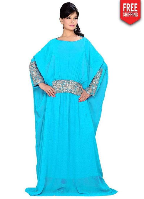 Trendy Embroidered Kaftan