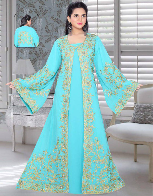 Two Piece Jacket Style Kaftan