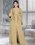 Two Piece Jacket Style Kaftan With Light embroidery