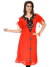 Unique Faux Georgette Short Kaftan