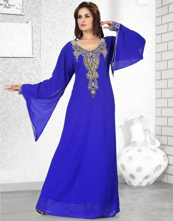 Voguish Faux Georgette Designer Kaftan