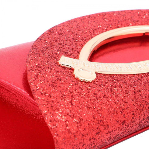 Women Evening Diamond Sequin Clutch