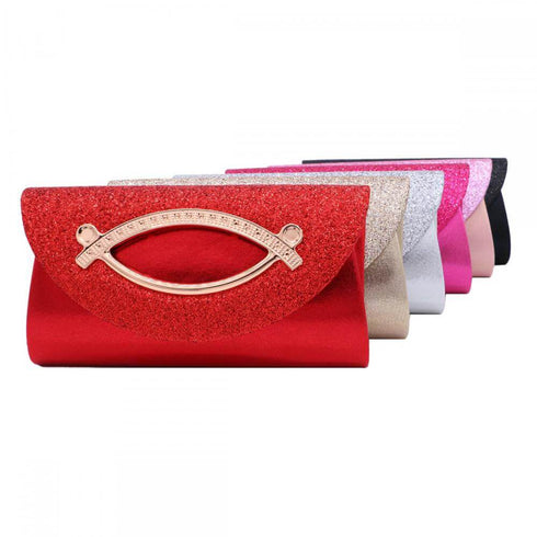 Women Evening Diamond Sequin Clutch