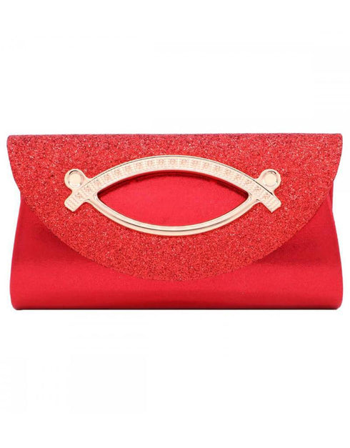 Women Evening Diamond Sequin Clutch