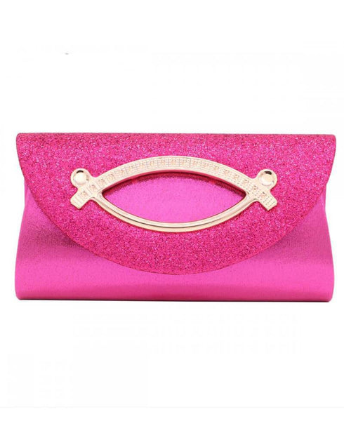 Women Evening Diamond Sequin Clutch