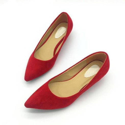 Women Low Heel pointed toe Casual Shoes