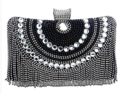 Women Rhinestones Clutch Diamonds Beaded