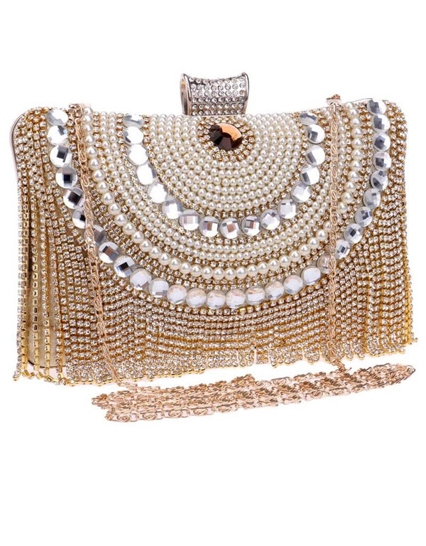 Women Rhinestones Clutch Diamonds Beaded