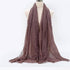 Cotton Linen Muslim Woman Hijab Scarfs