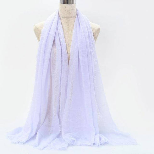Cotton Linen Muslim Woman Hijab Scarfs