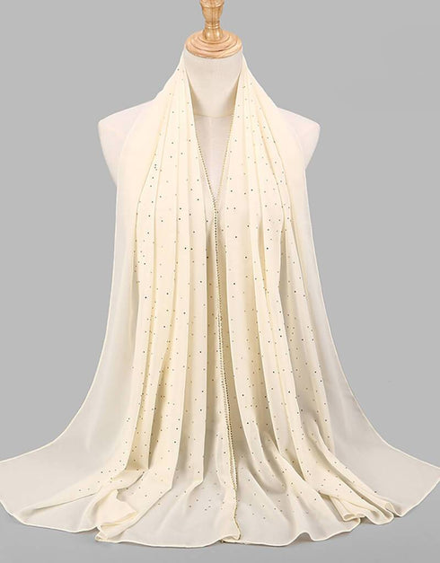 Diamond chiffon Women Long Hijab Scarf