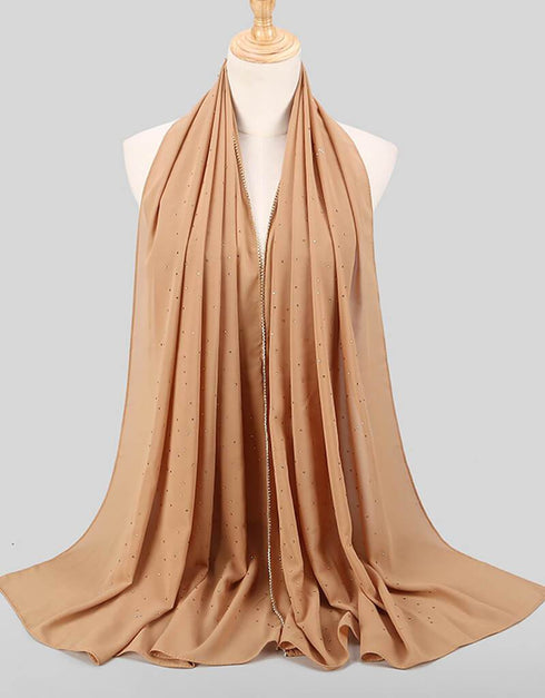Diamond chiffon Women Long Hijab Scarf