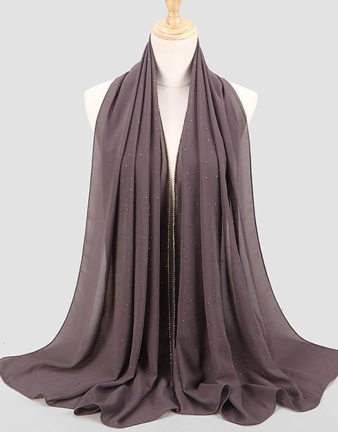 Diamond chiffon Women Long Hijab Scarf