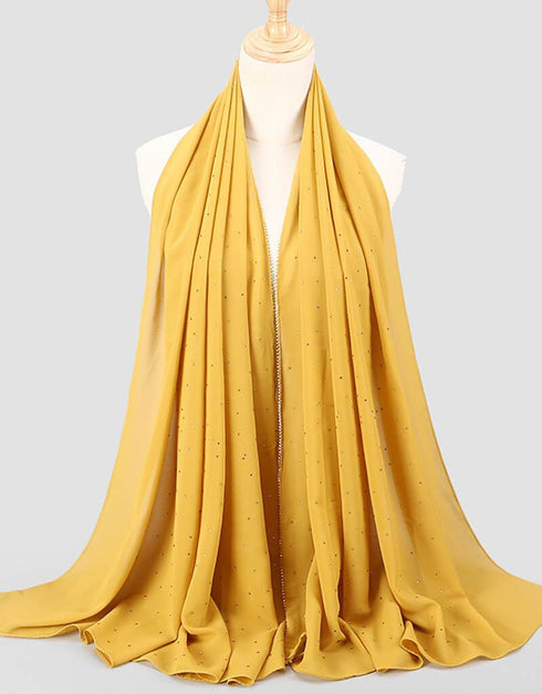 Diamond chiffon Women Long Hijab Scarf