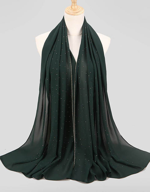 Diamond chiffon Women Long Hijab Scarf