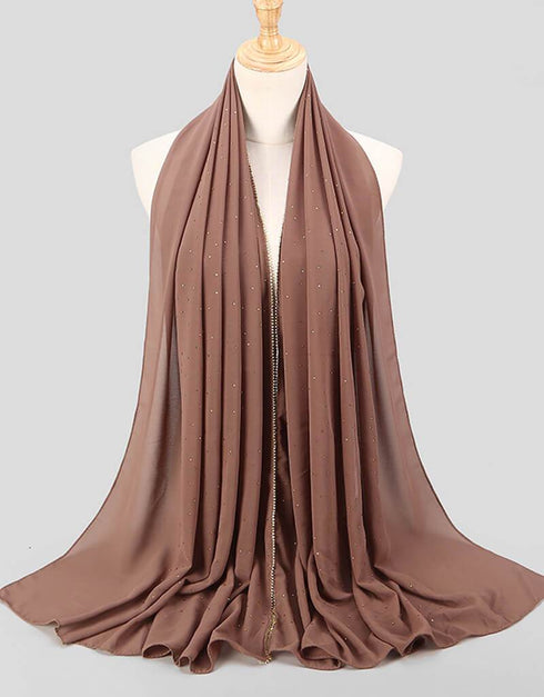 Diamond chiffon Women Long Hijab Scarf
