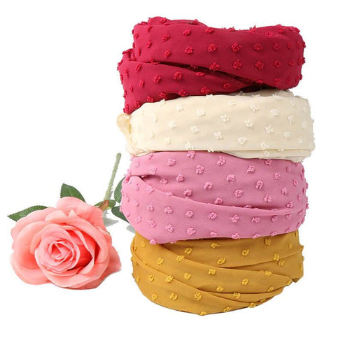 Flocked bubble chiffon scarf hijabs for women