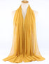 Flocked bubble chiffon scarf hijabs for women