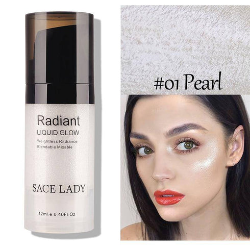Highlighter Face Shimmer Liquid Cream