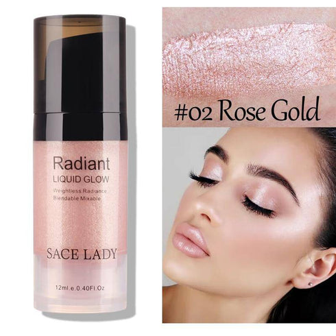 Highlighter Face Shimmer Liquid Cream