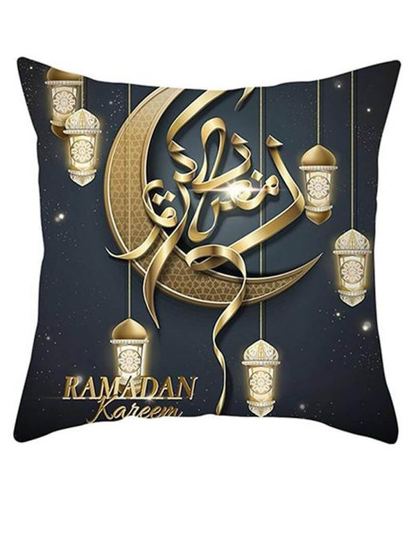 Black Gold Ramadan Kareem Pillowcase