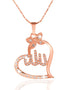 Arabic Women Allah Charm Pendant Necklace