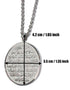 Silver Stainless Steel Pendant necklace