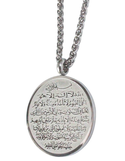 Silver Stainless Steel Pendant necklace