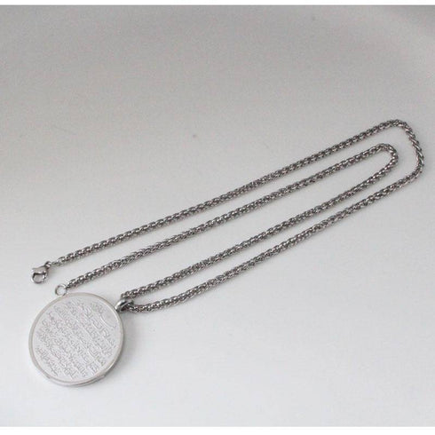 Silver Stainless Steel Pendant necklace