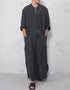 Arabic Jubba Solid Pockets Robes