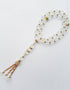 Muslim Religious White Tasbih Prayer Beads