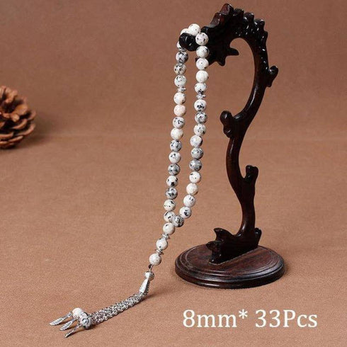 Natural Stone Agates Tassel - Rosary Meditation Prayer Bead