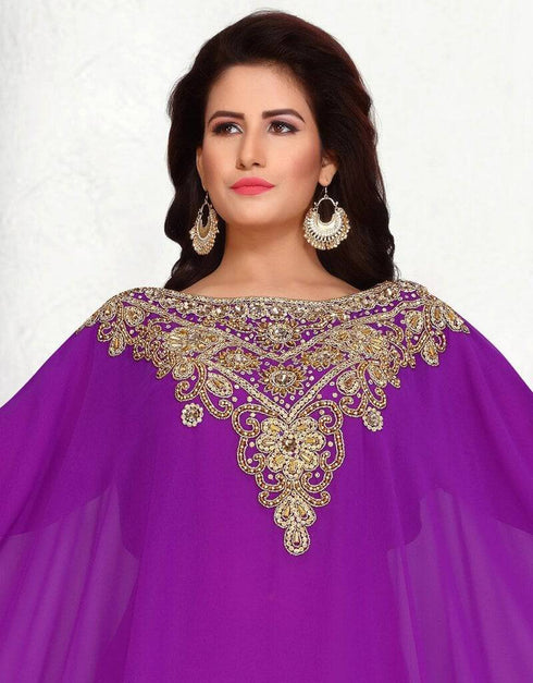 Boat neck farasha abaya