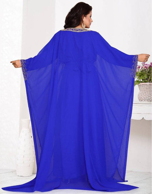 Embroidered farasha kaftan
