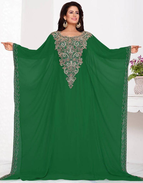 Embroidered farasha kaftan