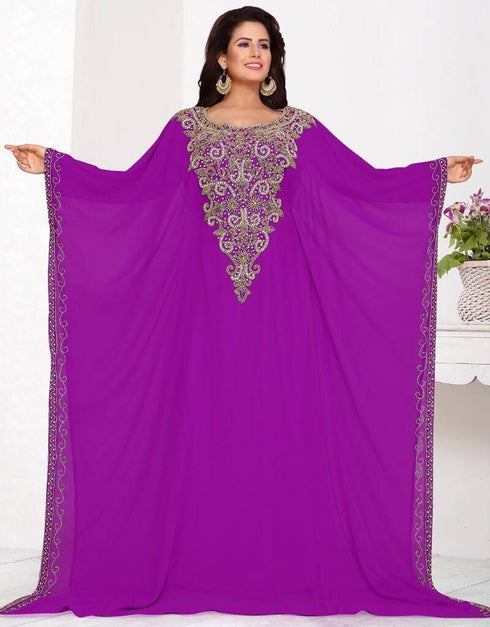 Embroidered farasha kaftan