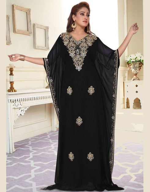 Exclusive partywear beaded abaya