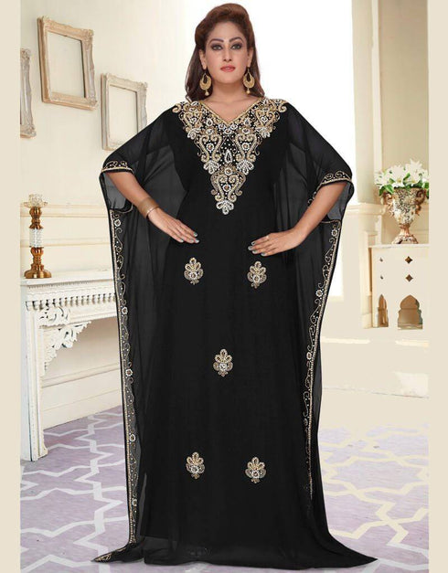 Exclusive partywear beaded abaya